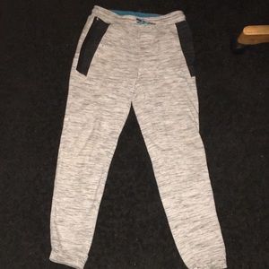 Black, White, and Blue Sweatpants. Kids LARGE (14-16)